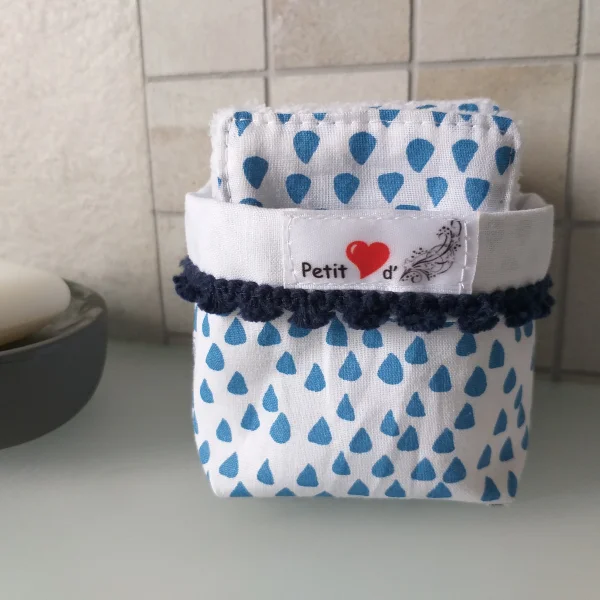 Lingettes gouttes d'eau