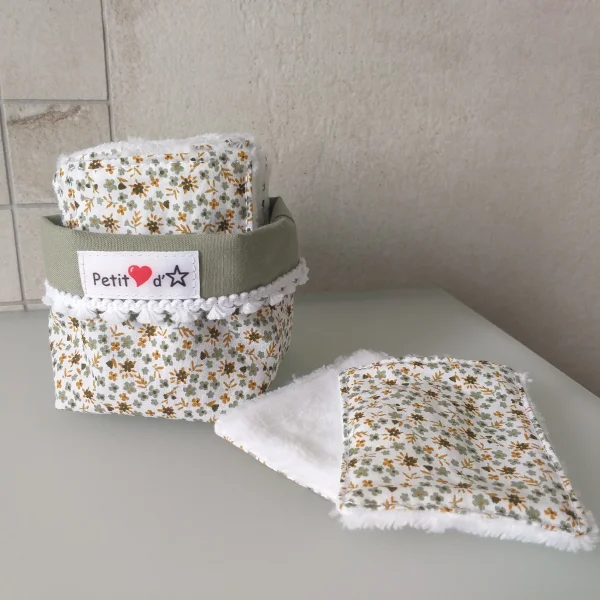 Lingettes démaquillantes green flowers