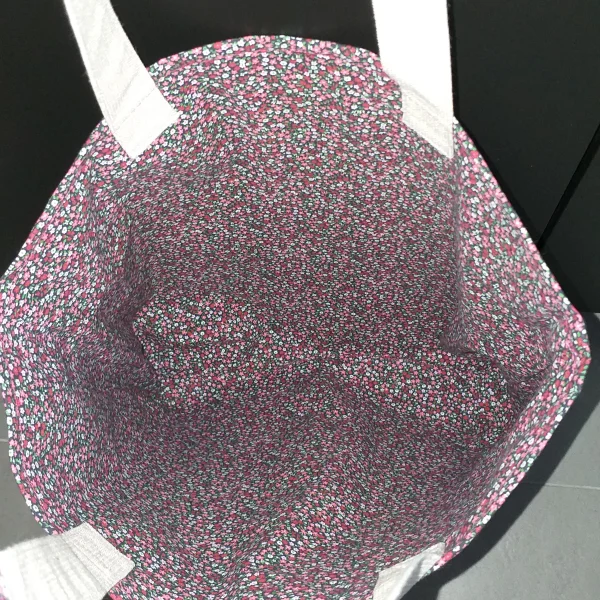 Tote bag étoile fleurie