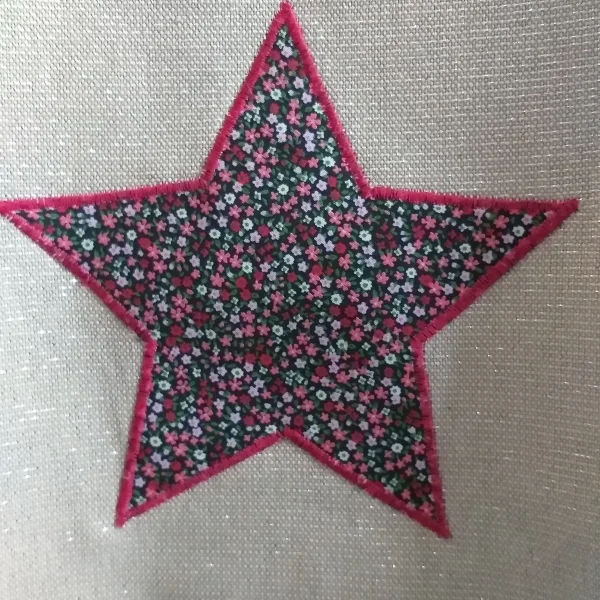 Tote bag étoile fleurie