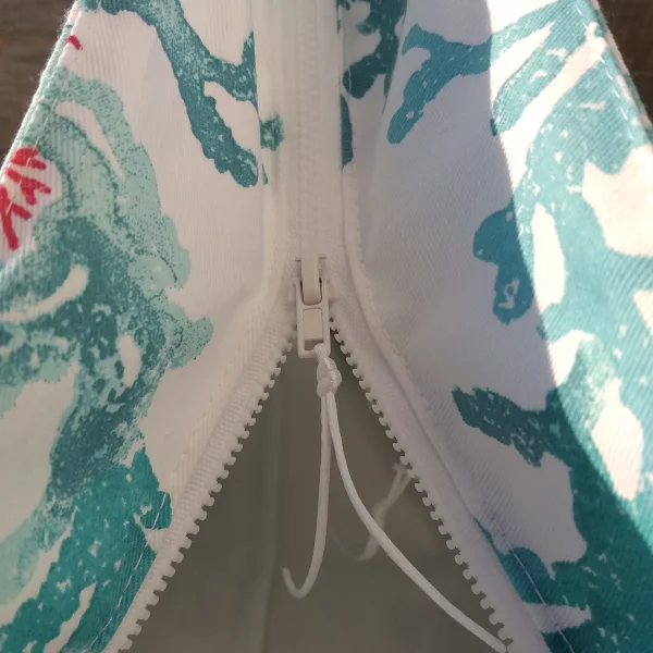 Sac corail turquoise
