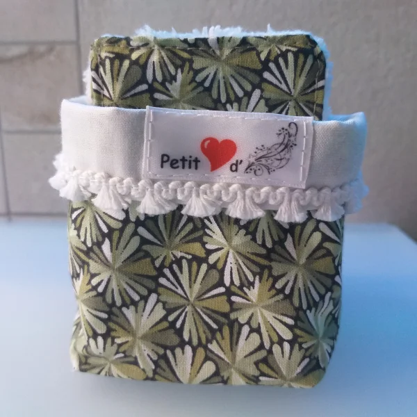 Lingettes feuillage vert
