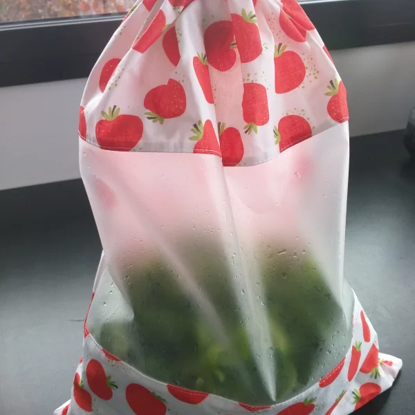 Sac à salade motif tomates