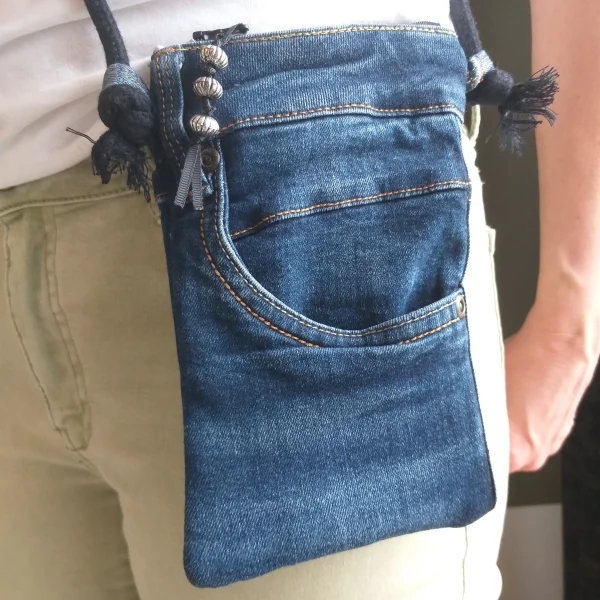 Pochette en jean