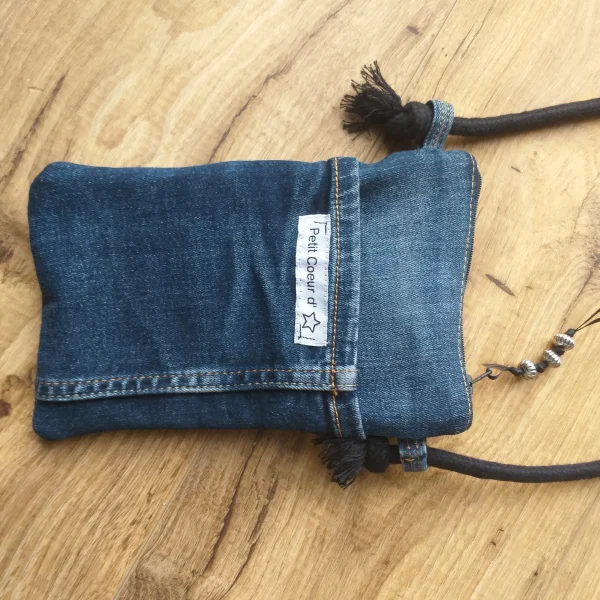 Pochette en jean