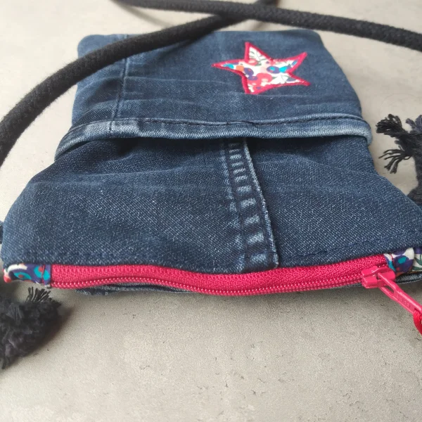 Pochette en jean