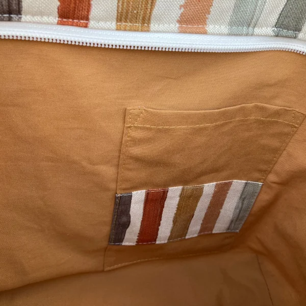 Sac rayé d'automne