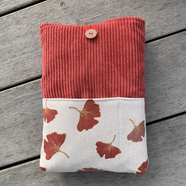 Protège livre ginkgo