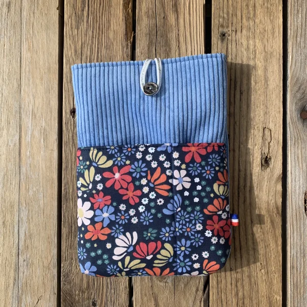 Protège livre fleur 70