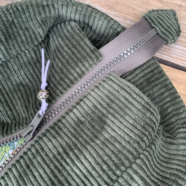 Sac velour vert