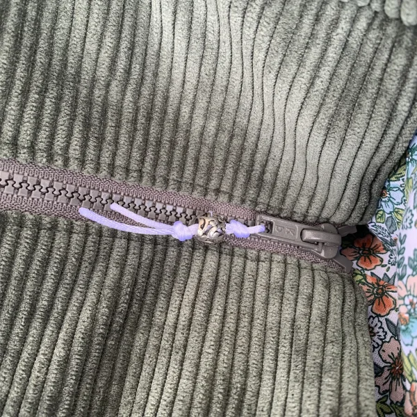 Sac velour vert