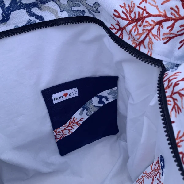 Sac fond des mers, bleu