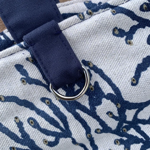 Sac corail bleu
