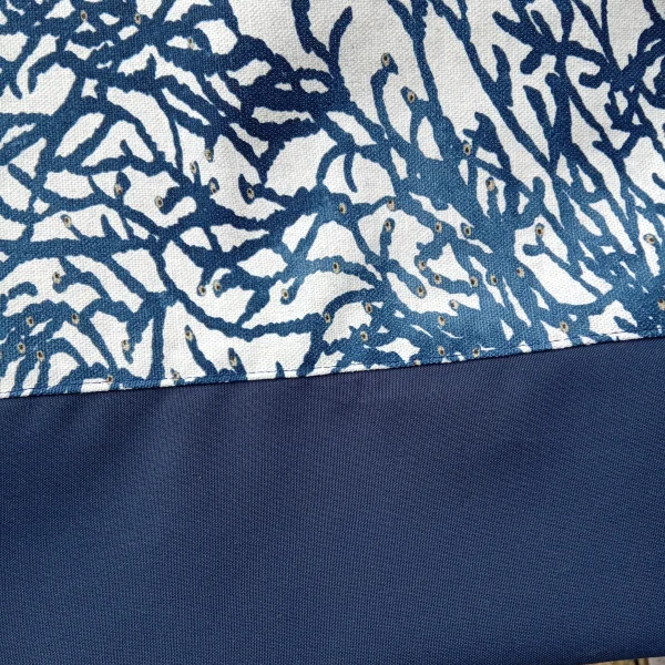Sac corail bleu