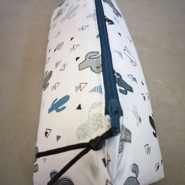Trousse cactus bleu