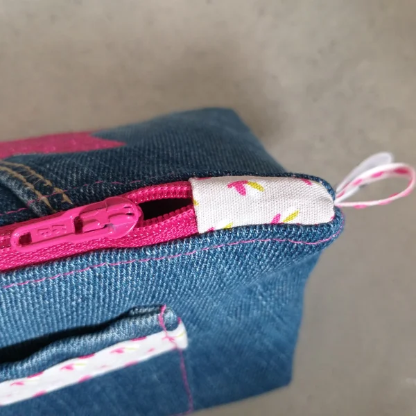 Trousse en Jeans Girly