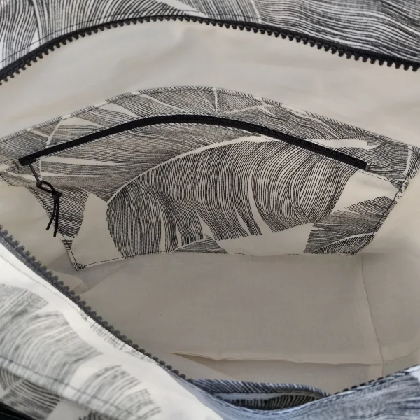 Sac feuillage noir