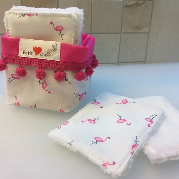 Lingettes flamands roses