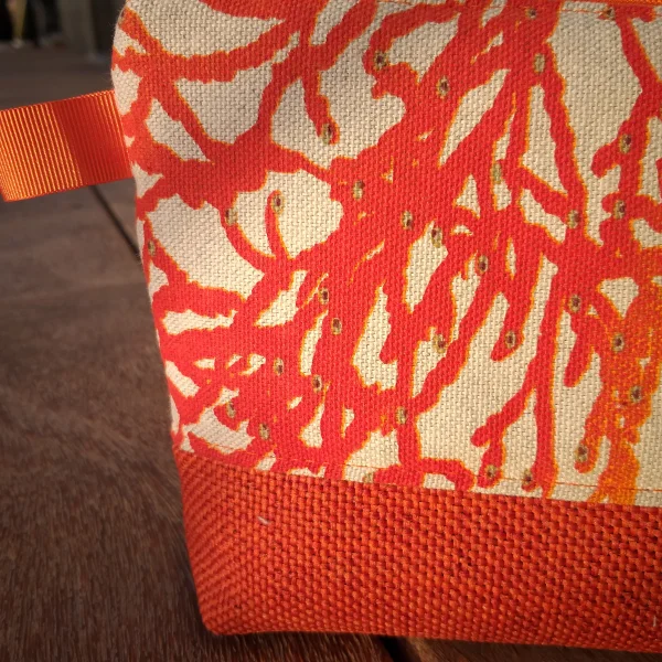 Trousse corail orange